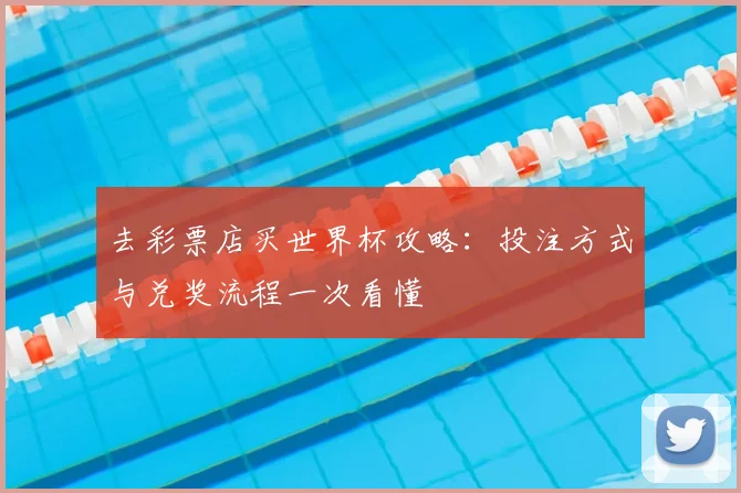 去彩票店买世界杯攻略：投注方式与兑奖流程一次看懂